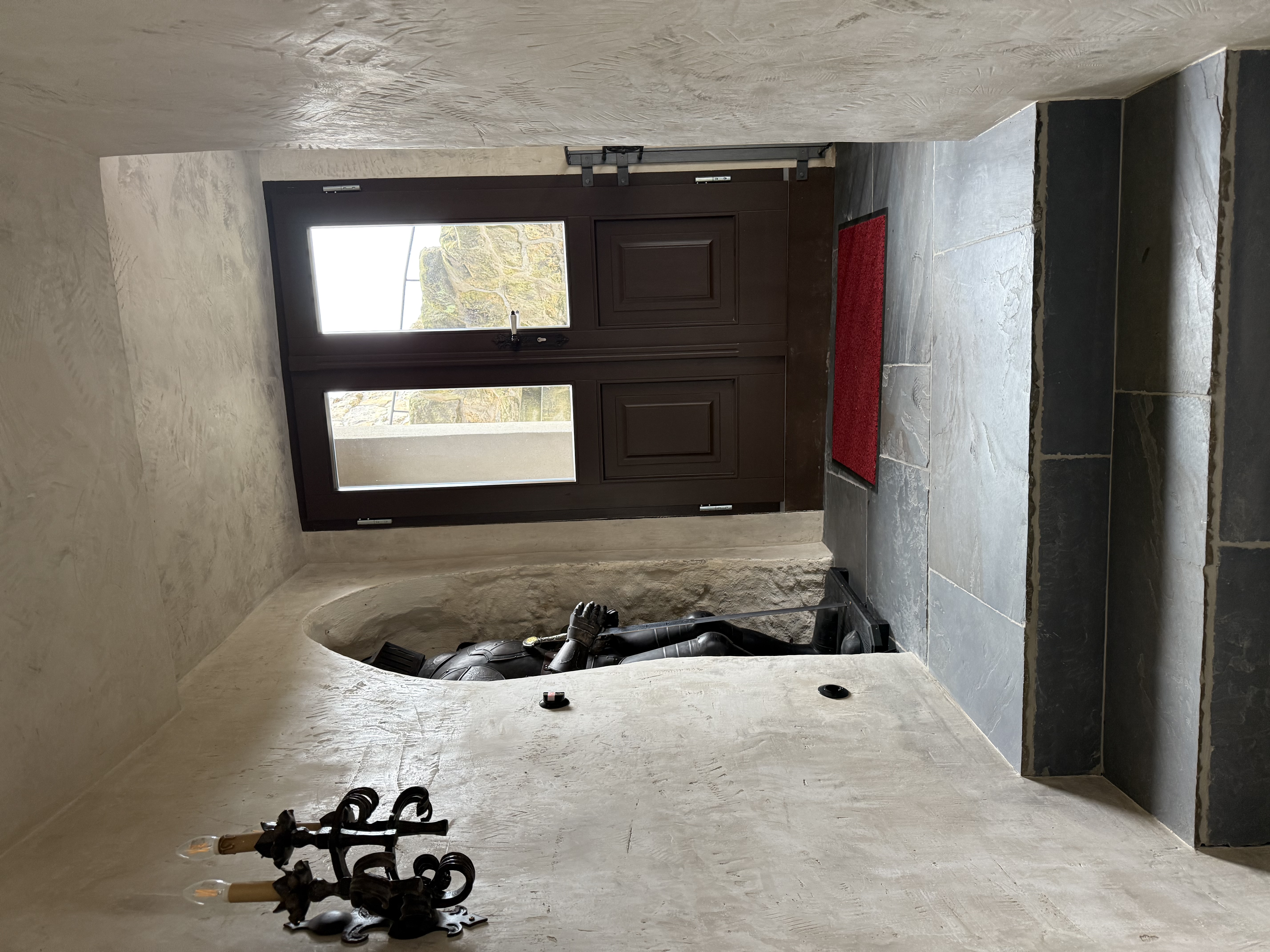 Turmaufgang im Inneren der Burg