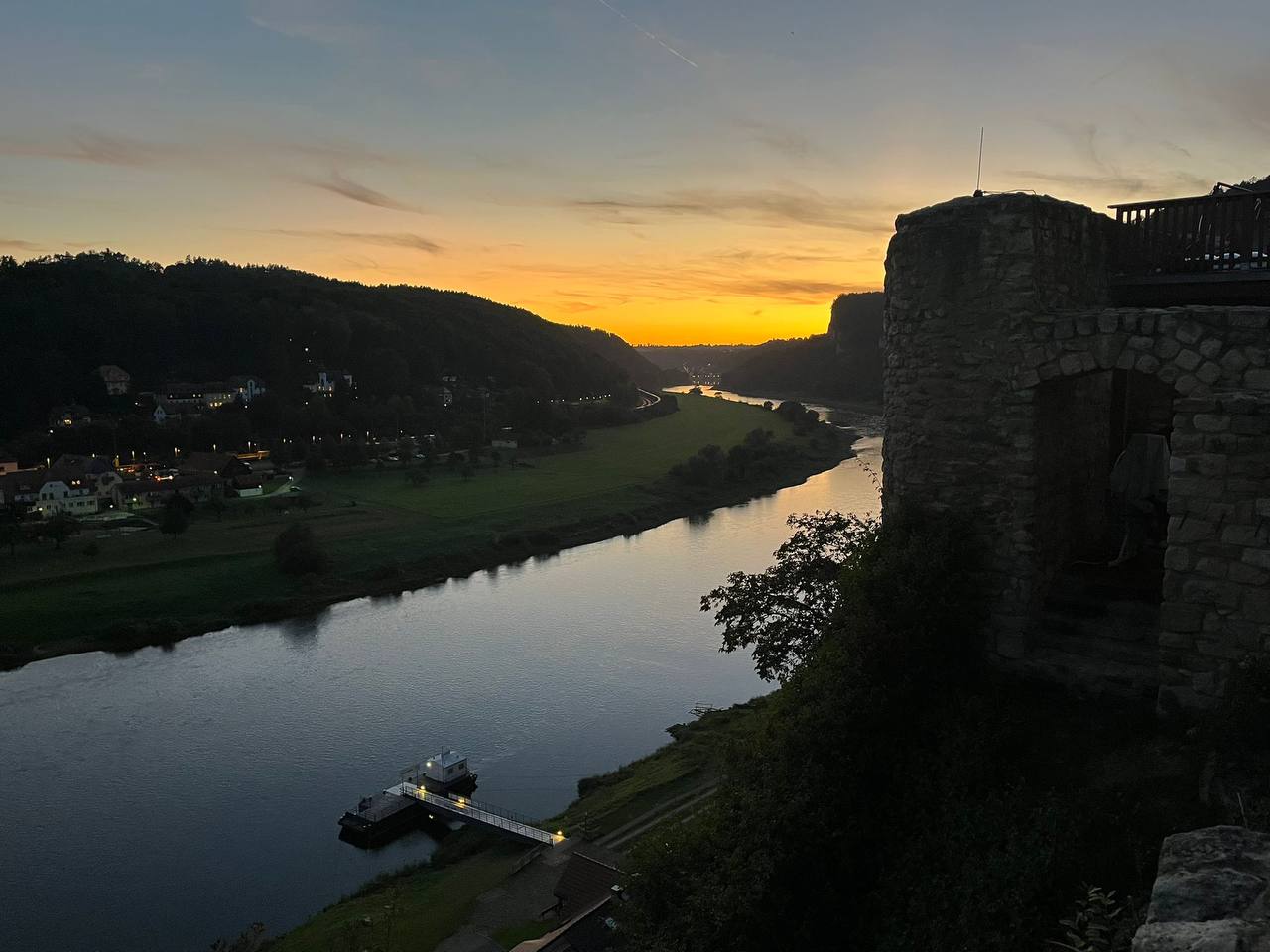 Sonnenuntergang, immer wieder berückend