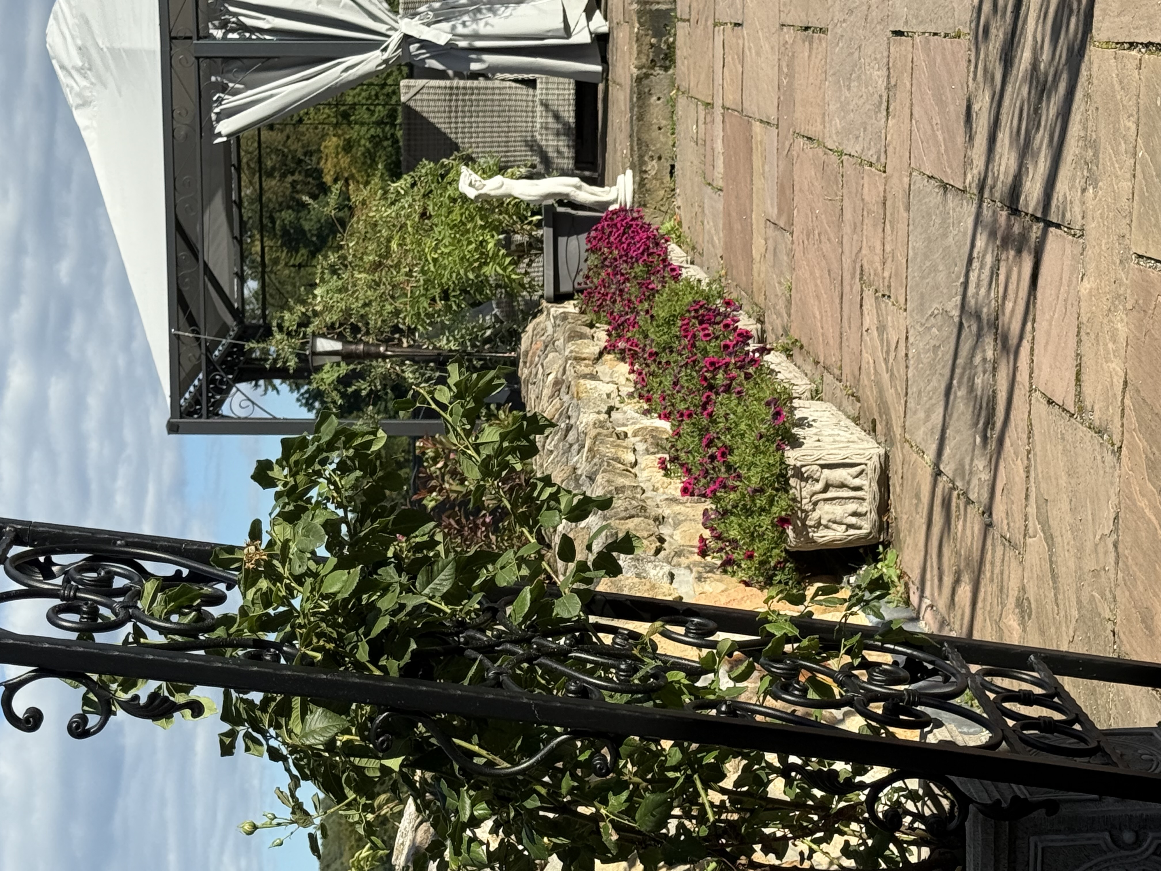 Detail auf der Terrasse